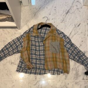 Papermoon cropped flannel